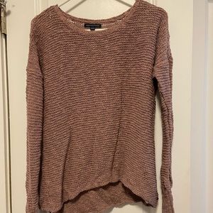 Mauve knit sweater